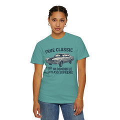 Retro Oldsmobile 1966 Cutlass Supreme - Unisex Comfort Colors Garment Dyed T-Shirt