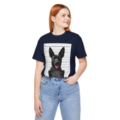 K9 Mugshot Personalized with your Dog T-Shirt