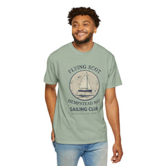 Hempstead Bay Sailing Club T‑Shirt — Flying Scot Hempstead Bay Vintage Sailboat Tee
