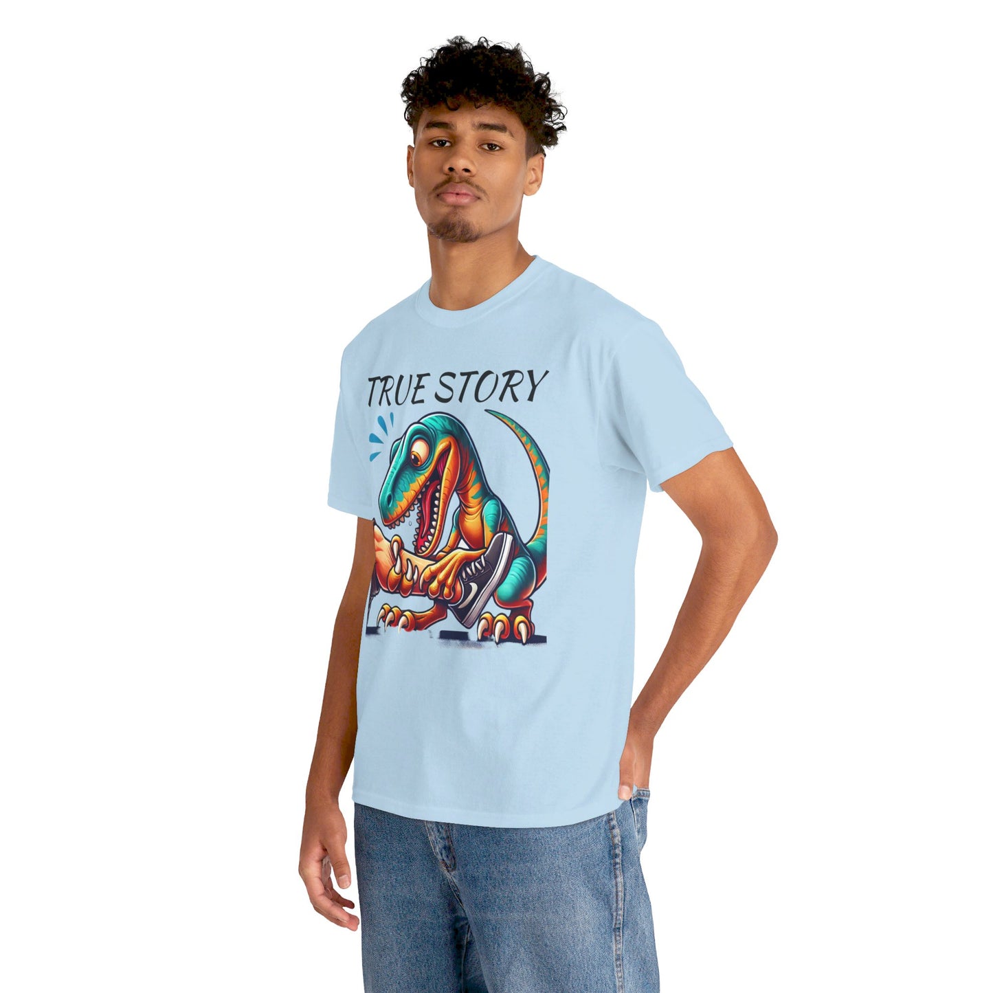 True Story Amputee Dinosaur Humor - Unisex Garment-Dyed T-shirt