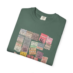 Classic Rock Concert Tickets  Garment-Dyed T-shirt