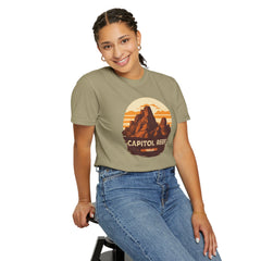Capitol Reef National Park Graphic, Comfort Colors Soft Relaxed Fit Unisex Garment-Dyed T-shirt