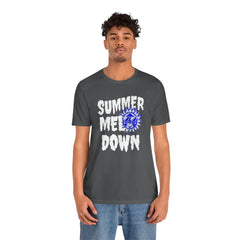 Summer Meltdown Graphic Tee — "Summer Melt Down" Sun Design