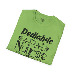 Pediatric Nurse - Unisex Softstyle T-Shirt | Nurse Awareness,Medical Wear,Gift For Him,Scrubs Lover, RN, Hospital Staff Gift,Gift For Her,RN