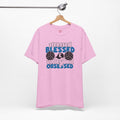 Stressed Blessed Volleyball Obsessed Shirt,Unisex Tee,graphic t shirt,gift for her,gift for him,volleyball team,playergift,fangift,Coachgift