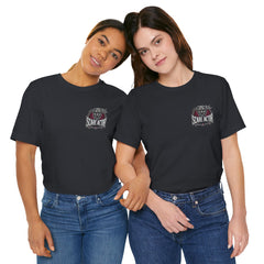 Halloween Scare Actor - Front and Back Graphic Unisex Jersey Short Sleeve Tee