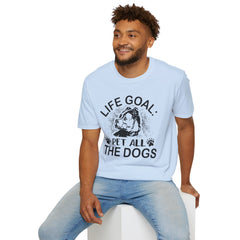 Dog Lover Life Goal Pet ALL The Dogs T-Shirt