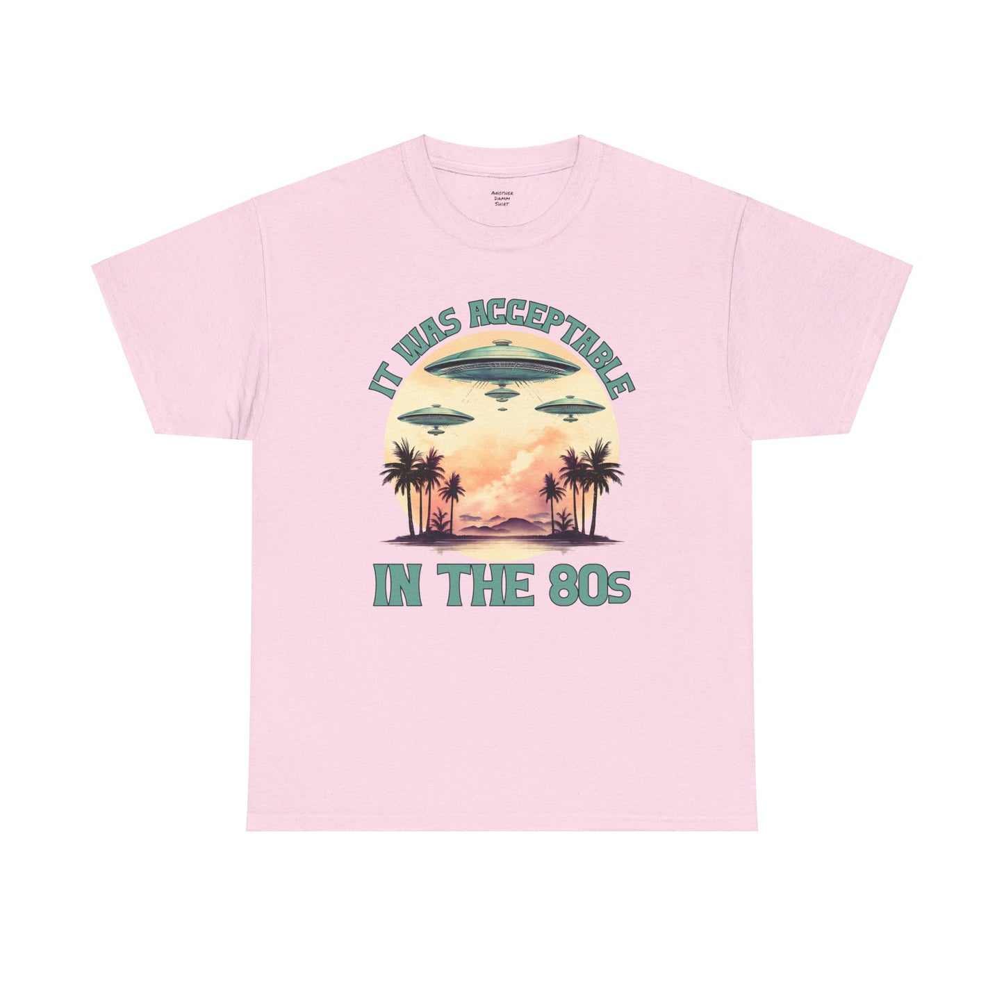 Funny 80s UFOs - Unisex Heavy Cotton Tee