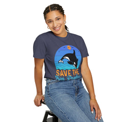 Save The Sea Pandas Comfort Colors Unisex Garment-Dyed T-shirt