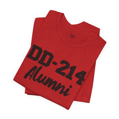 DD-214 Alumni Tee — Military Service Veteran Tribute T-Shirt