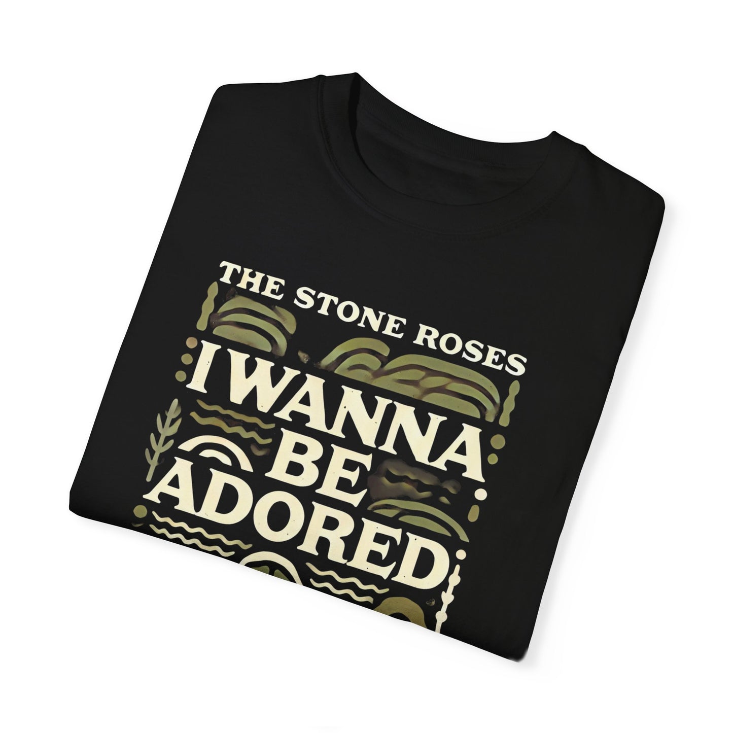 I Wanna Be Adored Stone Roses  - Graphic Comfort Colors Garment Dyed Shirt