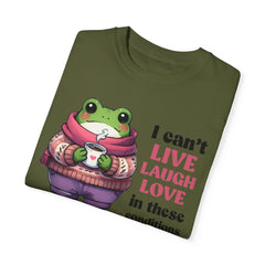 Vintage Style Funny Frog Tshirt  - Stylish Unisex T Shirt