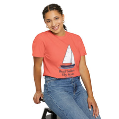 Hempstead Bay Sailing Club Graphic T-Shirt — "Real Sailors Fly Scots" Nautical Tee