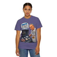 Grill Master Grandpa Funny BBQ T-Shirt — "Whoops! Pretending to Grill for a Photo" Graphic Tee
