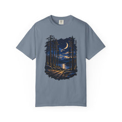 Moonlit Forest T-Shirt – Nature Lover Camping Shirt