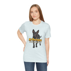 My Therapist Has A Wet Nose Personalized with your dog(s) image T-Shirt