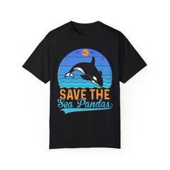 Save The Sea Pandas Comfort Colors Unisex Garment-Dyed T-shirt
