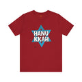 Happy Hanukkah Star Of David - Unisex Jersey Short Sleeve Tee