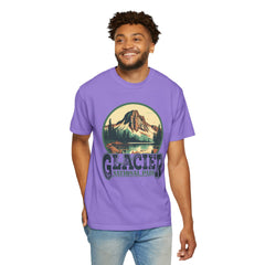 Glacier National Park Graphic, Comfort Colors Soft Relaxed Fit Unisex Garment-Dyed T-shirt