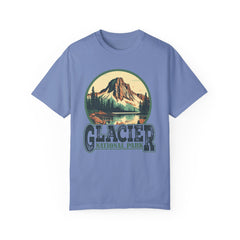 Glacier National Park Graphic, Comfort Colors Soft Relaxed Fit Unisex Garment-Dyed T-shirt