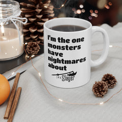 Funny Monster Slayer Ceramic Mug, (11oz, 15oz)