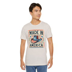Made In America Cowboy Hat Graphic, Unisex Jersey Short Sleeve Tee