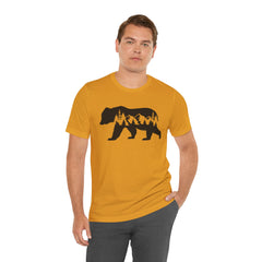 Nature-Inspired Bear Graphic Tee, Outdoor Adventure Shirt, Wilderness Apparel, Hiking Gift, Unisex Nature T-Shirt
