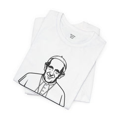 Pope Francis Tribute Tee - Faith, Service, Humility, 1936-2025