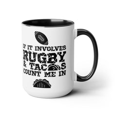 Funny RUGBY Ceramic 15oz Mug