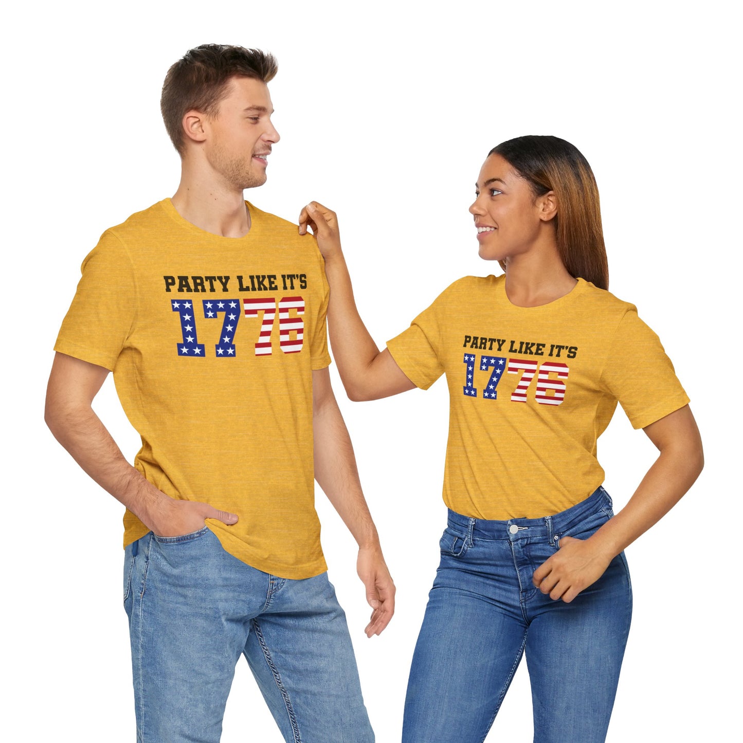 Party Like Its 1776, Graphic Unisex Jersey Short Sleeve Tee