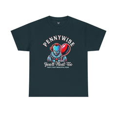 Horror Clown Red Balloon Tee — “You’ll Float Too” Graphic Shirt