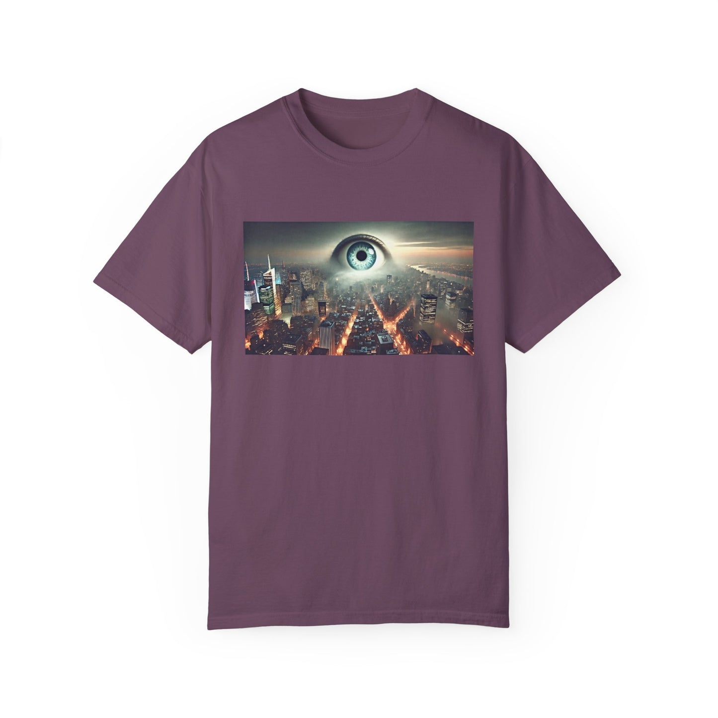 Alan Parsons Project Influenced Eye In The Sky Mural Graphic - Unisex Comfort Colors Shirt