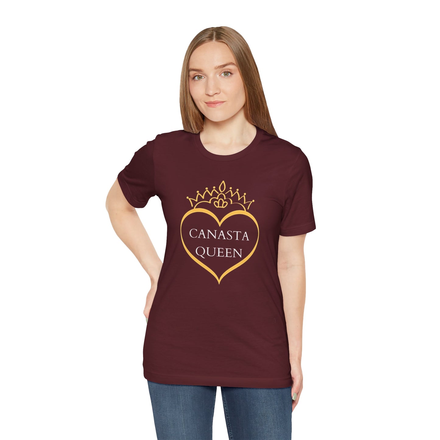 Canasta Queen Heart - Graphic Unisex Tee