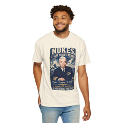 Nukes I Am Your Father Vintage United States Navy Nuclear Power Submarine Graphic T-Shirt