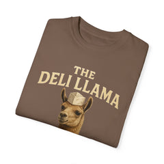 Funny Deli Llama Unisex T-Shirt - Perfect for Foodies and Animal Lovers