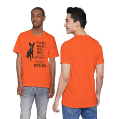 Personalized Dog Dad T‑Shirt — "Treats. Walks. Toys. Naps." Father's Day Gift