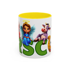 Russell Sage College Mascot Characters 11oz or 15 oz Ceramic Mug - Personalize your mug with your grad year by entering it in the notes field before you complete your purchase