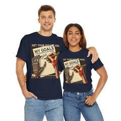 Amputee Motivational Goals  - Unisex Heavy Cotton Tee