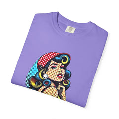Pop Art Pinup Girl Comfort Colors T-Shirt