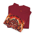 Fiery Fire Kraken - Graphic Unisex Heavy Cotton Tee