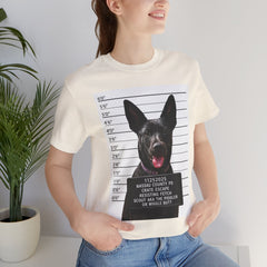 K9 Mugshot Personalized with your Dog T-Shirt