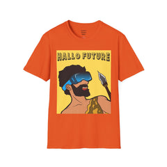 Hallo Future Pop Art Guy Unisex Softstyle T-Shirt