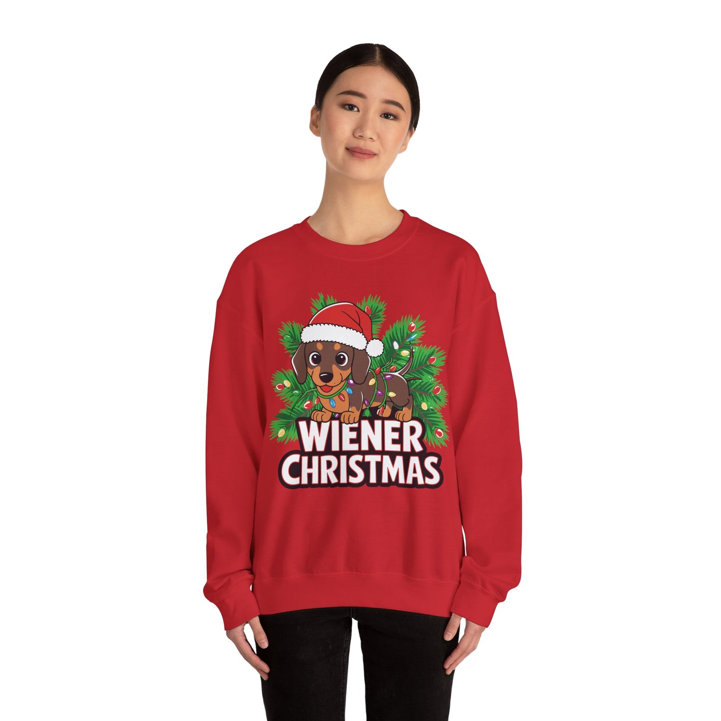 WEINER  CHRISTMAS - Unisex Heavy Blend™ Crewneck Sweatshirt