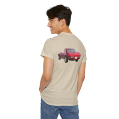 Red Corvette Summer Unisex Tee - I'm Vetted For Life Front and Back Image T Shirt