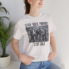 The Outsiders Shirt, Front and Back Images, Greasers Characters Shirt, Unisex Jersey Short Sleeve Tee