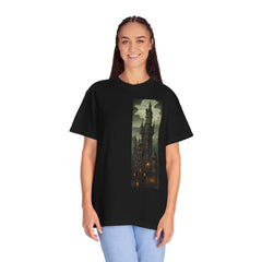 Gothic Vampire Castle - BookMark Unisex Garment-Dyed T-shirt