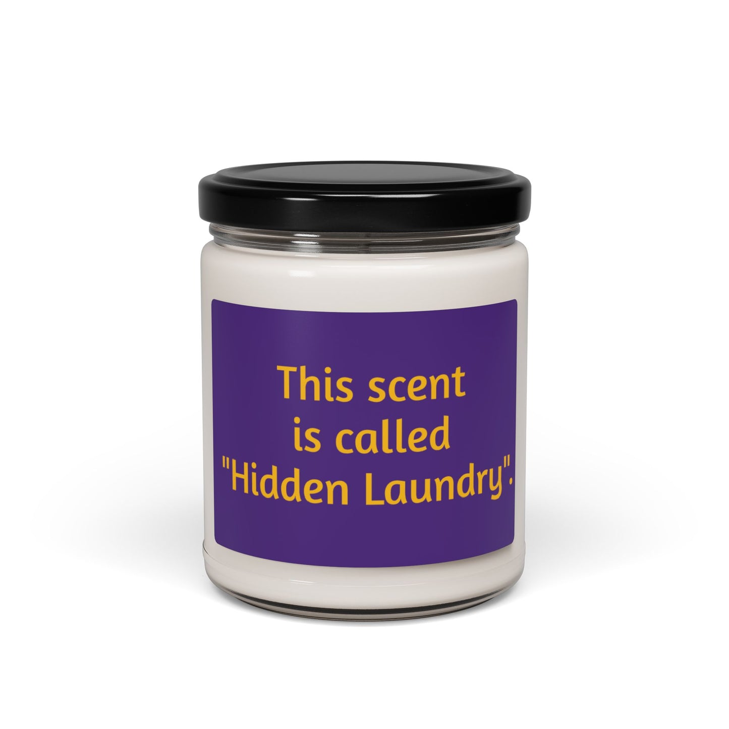 This scent is called 'Hidden Laundry'  - Scented Candle, 9oz