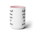 Caffeine And Connection - 15 oz Accent Mug