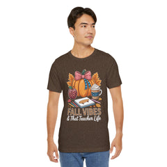 Fall Vibes Teacher T-Shirt — That Teacher Life Tee