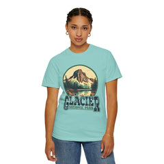 Glacier National Park Graphic, Comfort Colors Soft Relaxed Fit Unisex Garment-Dyed T-shirt